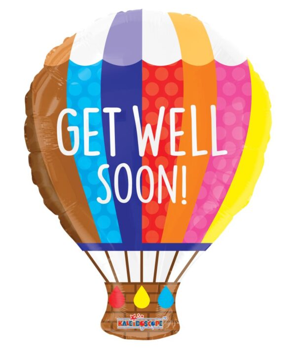 GET WELL HOT AIR BALLOON