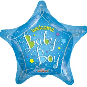 Star Shape WELCOME BABY BOY