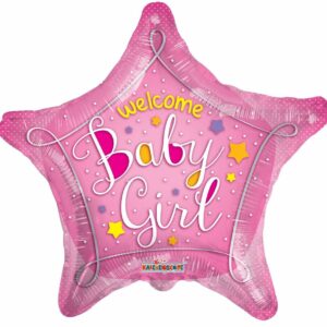 Star Shape WELCOME BABY GIRL
