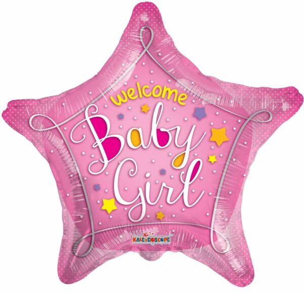 Star Shape WELCOME BABY GIRL