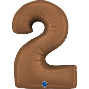 Number 2 Satin Chocolate 40"