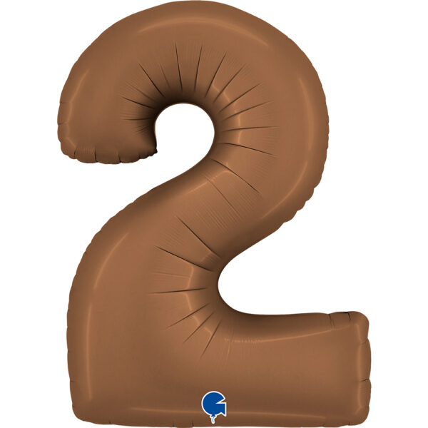 Number 2 Satin Chocolate 40"