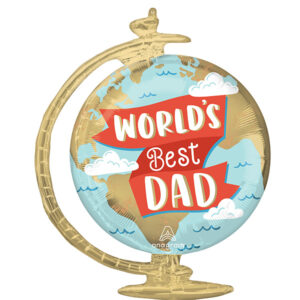 Supershape Worlds Best Dad Globe