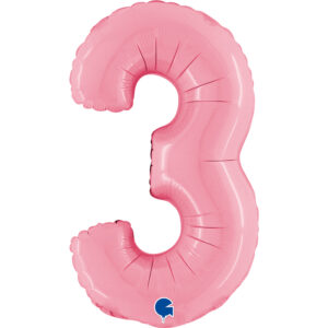Broj 3 PASTEL PINK mini