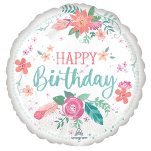 18″ Foil Free Spirit Birthday