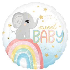 18″ Foil Satin Baby Elephant