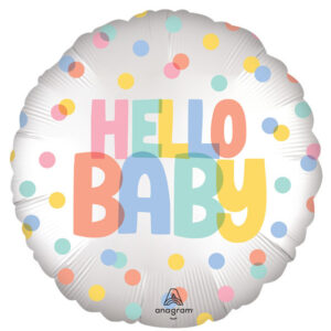18″ Foil Satin Modern Baby