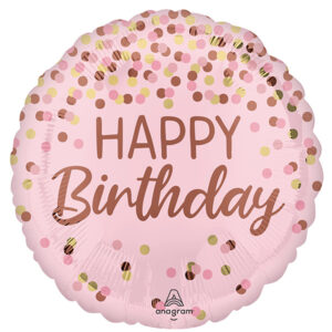 18″ Foil Pretty Pink Birthday