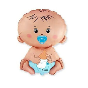 BABY WITH PACIFER BALLOON  24"BOY