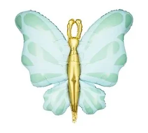 Foil Balloon Butterfly, 69x69 cm, MINT